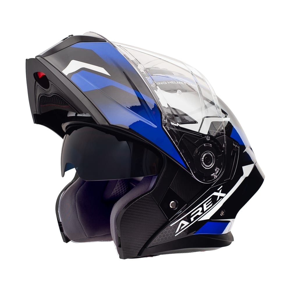 CASCO ABATIBLE AREX MR-903 SHOT BLANCO AZUL2