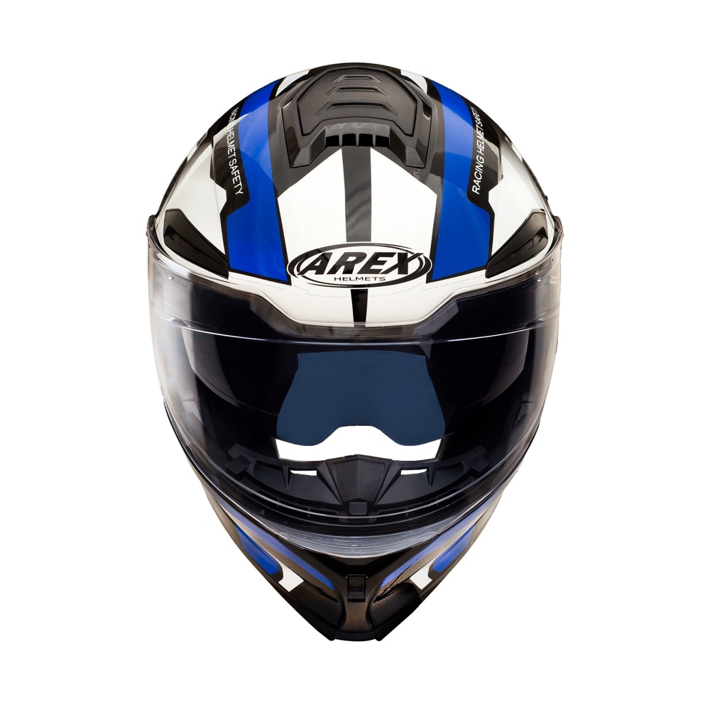 CASCO ABATIBLE AREX MR-903 SHOT BLANCO AZUL5