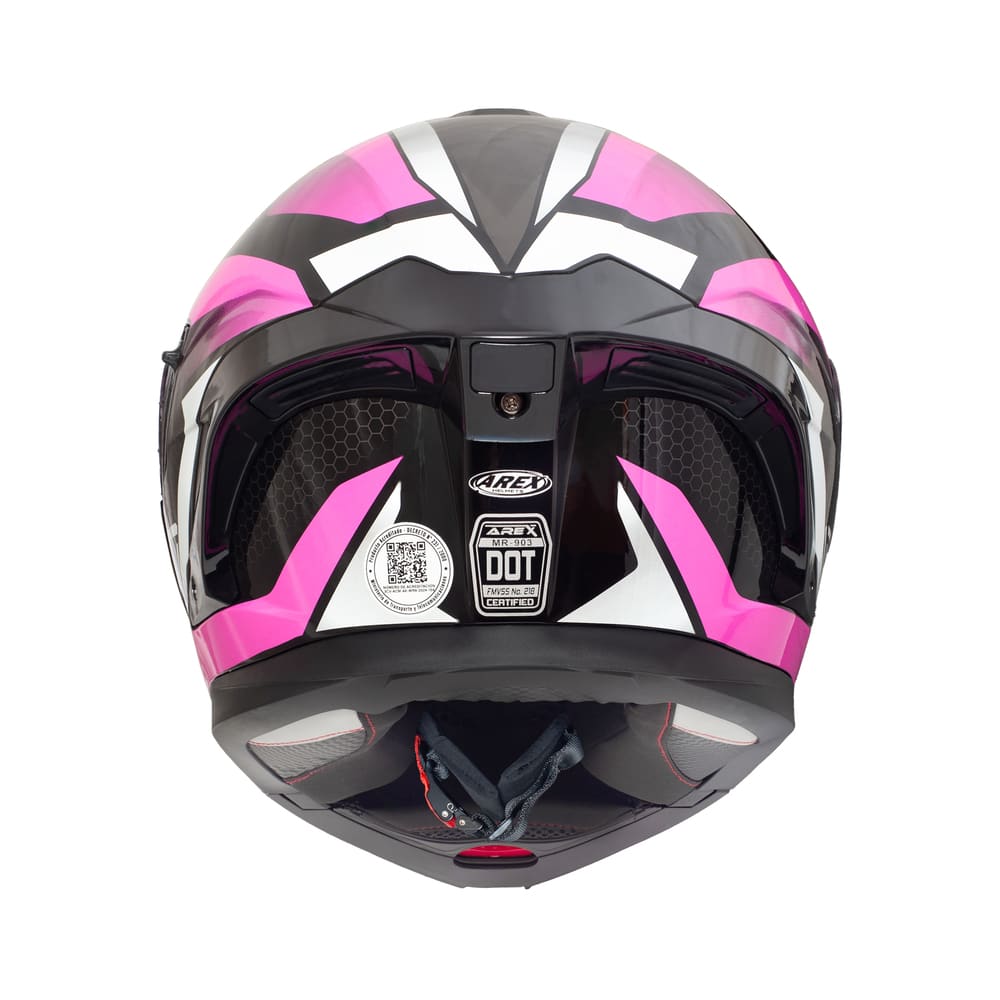 CASCO ABATIBLE AREX MR-903 SHOT BLANCO FUCSIA4