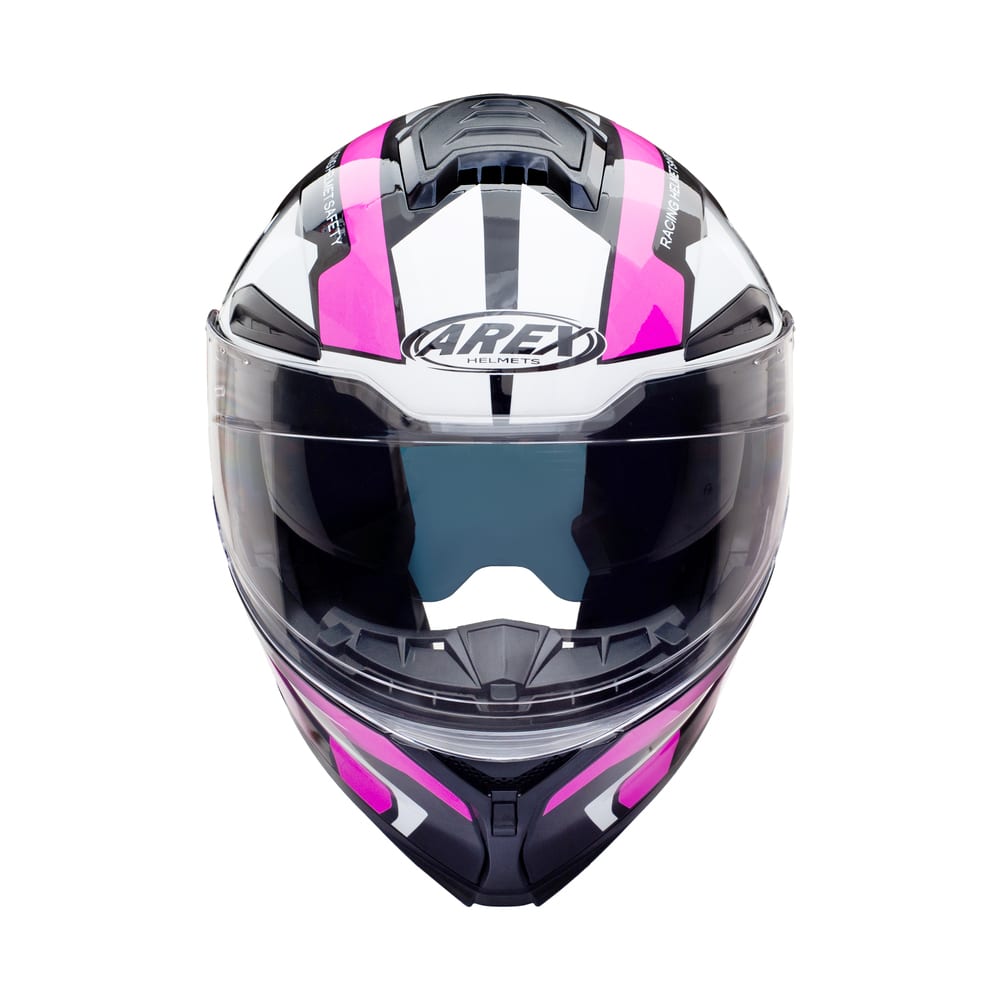 CASCO ABATIBLE AREX MR-903 SHOT BLANCO FUCSIA5
