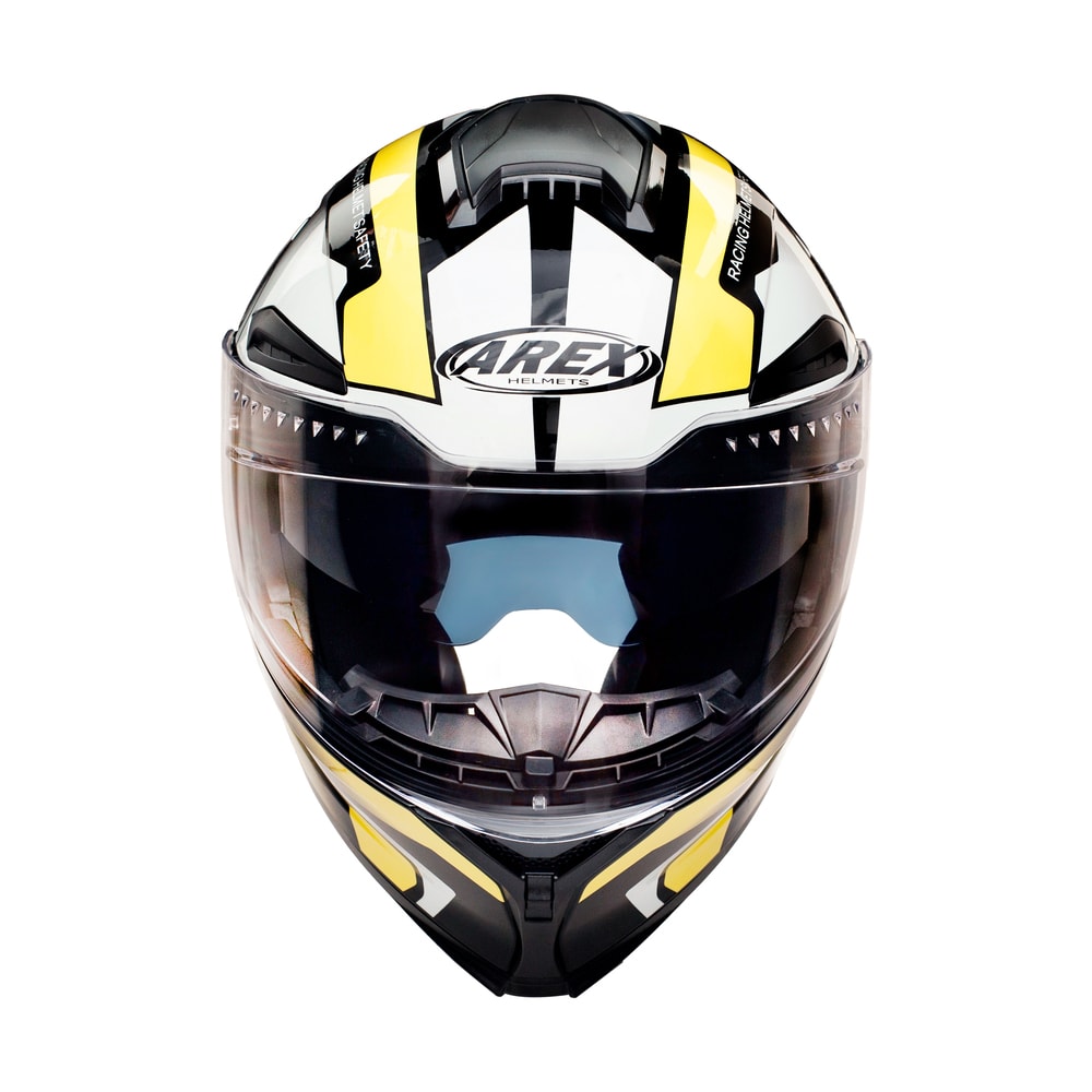 CASCO ABATIBLE AREX MR-903 SHOT BLANCO AMARILLO5