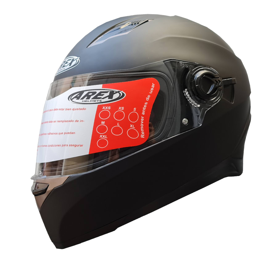 CASCO AREX INTEGRAL MR-09 FULL NEGRO MATE3