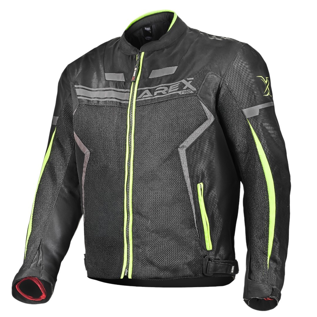 CHAQUETA AREX MR-1121 COOL NEGRO AMARILLO1