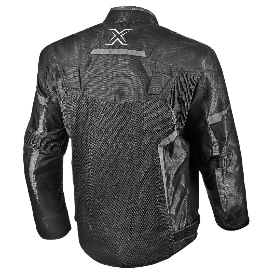 CHAQUETA AREX MR-1121 COOL NEGRO GRIS2