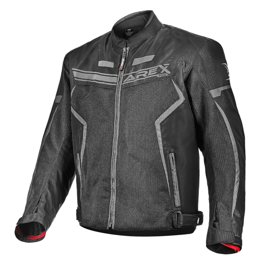 CHAQUETA AREX MR-1121 COOL NEGRO GRIS1