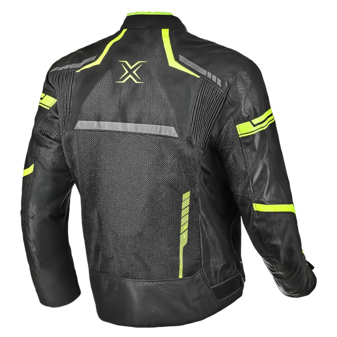 CHAQUETA AREX MR-1127 AERO NEGRO AMARILLO2