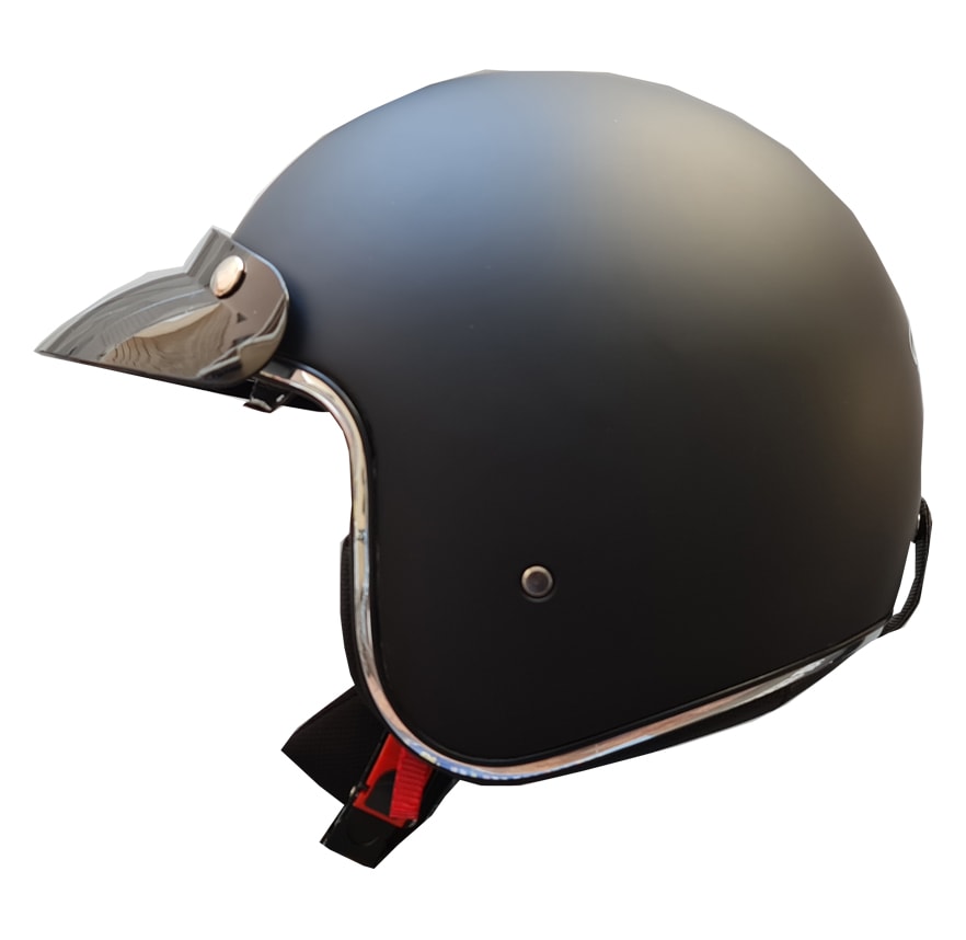 CASCO AREX BOBBER MR-588 FULL NEGRO MATE1