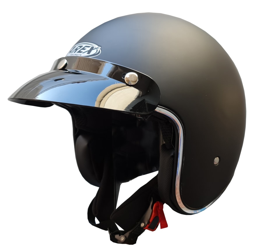 CASCO AREX BOBBER MR-588 FULL NEGRO MATE2