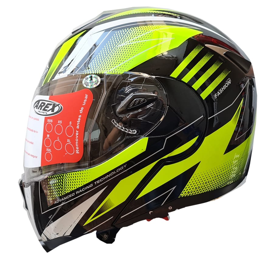 CASCO AREX ABATIBLE MR 701 GRAPHIC AMARILLO3