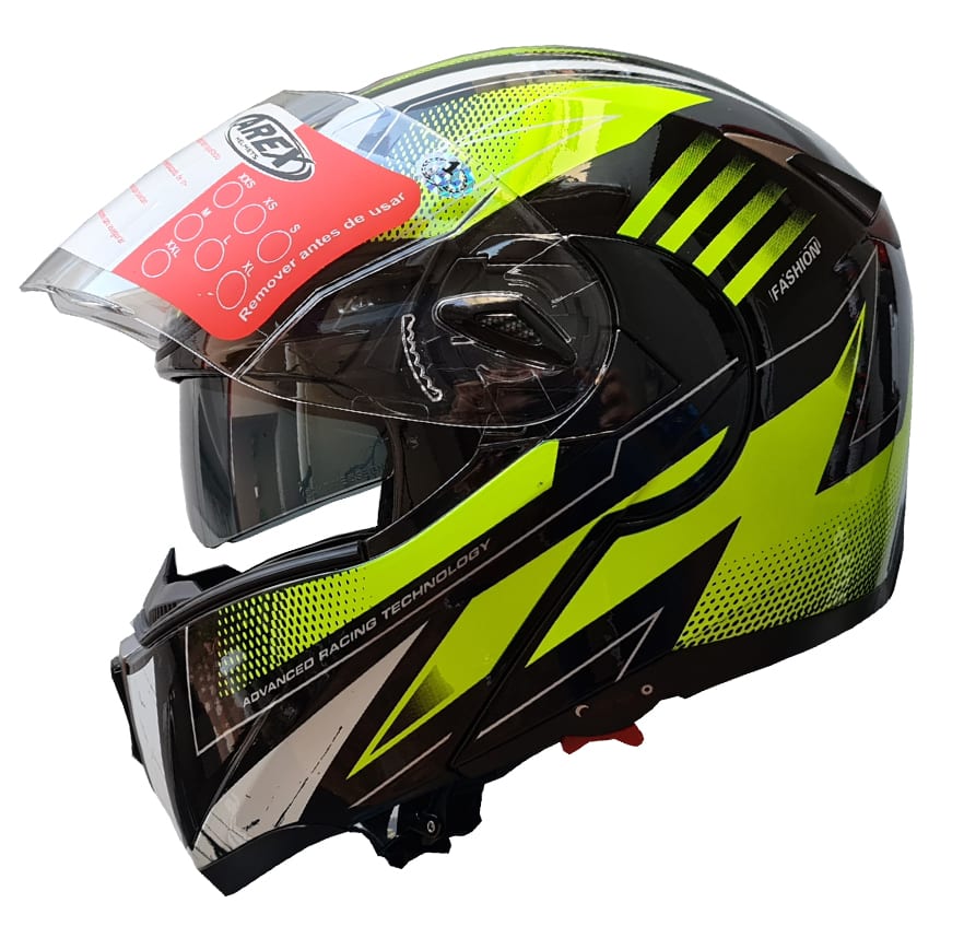 CASCO AREX ABATIBLE MR 701 GRAPHIC AMARILLO1