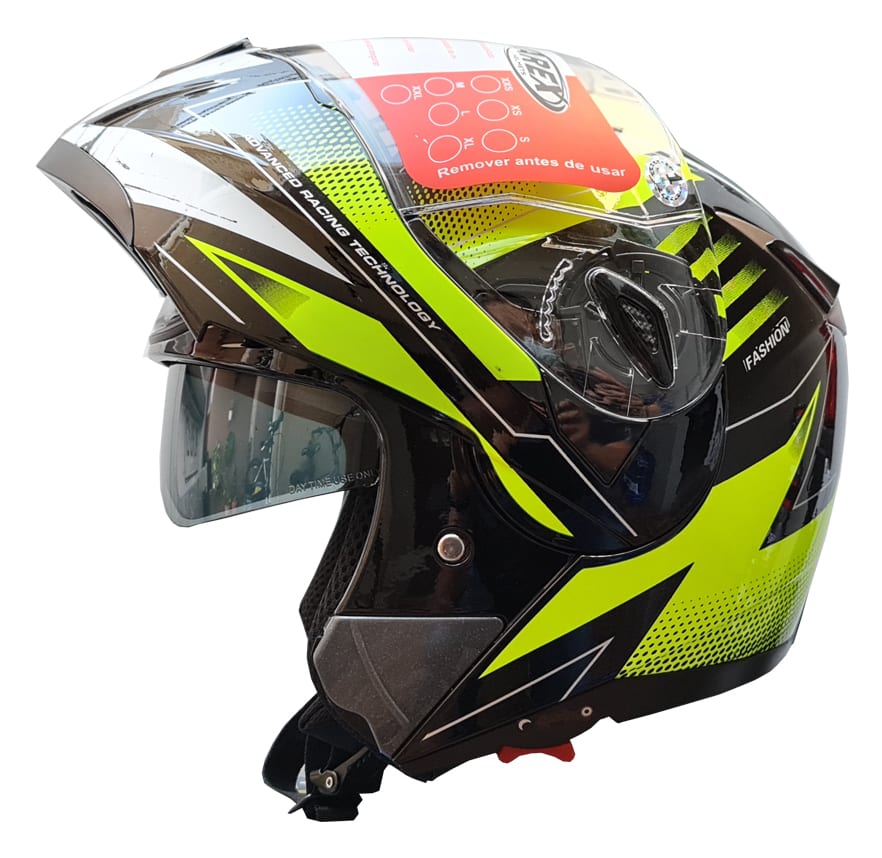 CASCO AREX ABATIBLE MR 701 GRAPHIC AMARILLO2