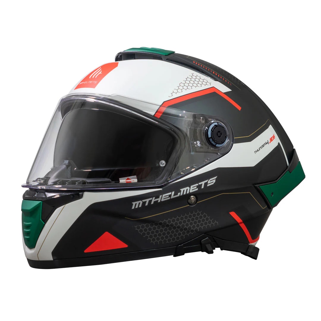 CASCO MT FF118SV THUNDER 4 SV JERK B6 VERDE PERLA MATE + PLK2