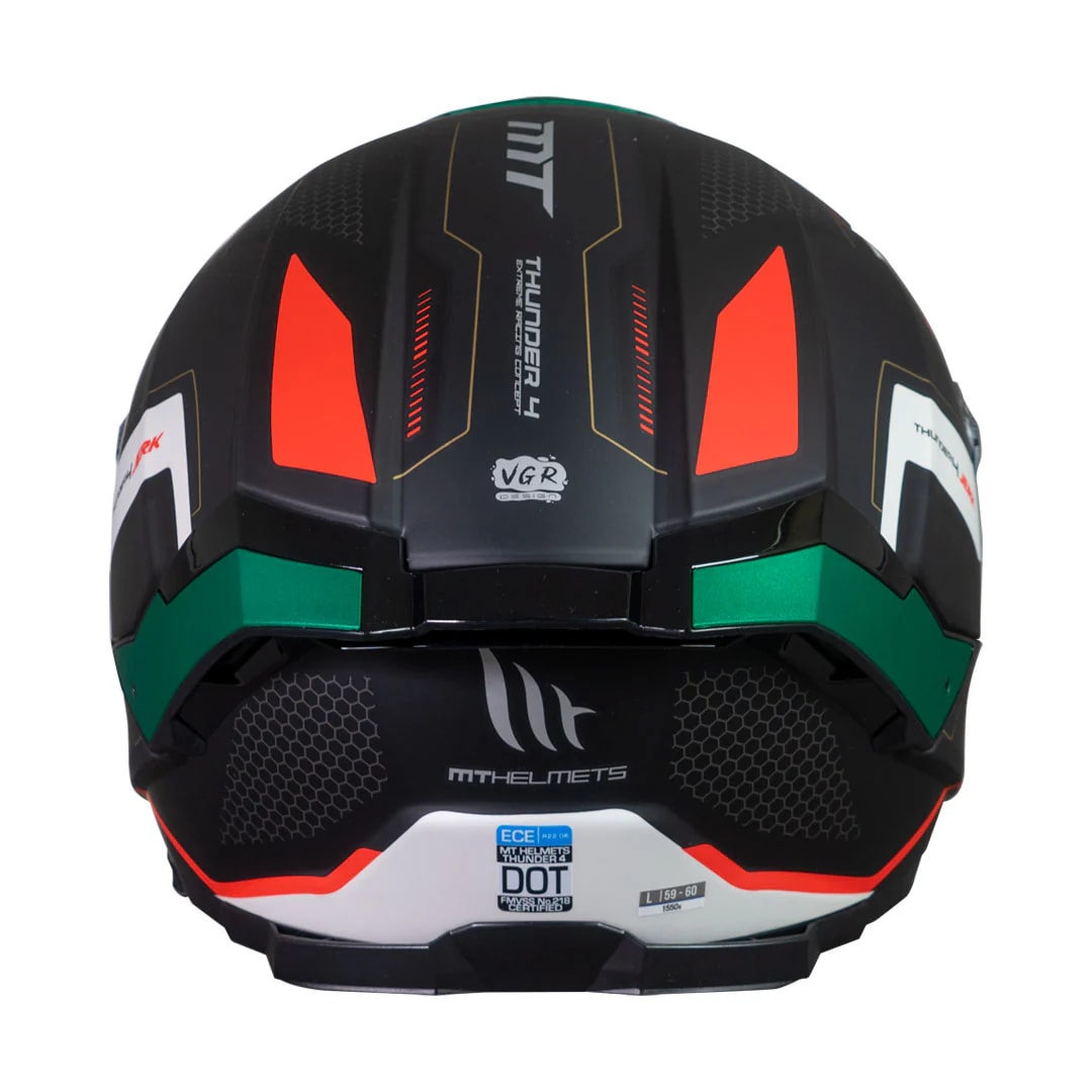CASCO MT FF118SV THUNDER 4 SV JERK B6 VERDE PERLA MATE + PLK5