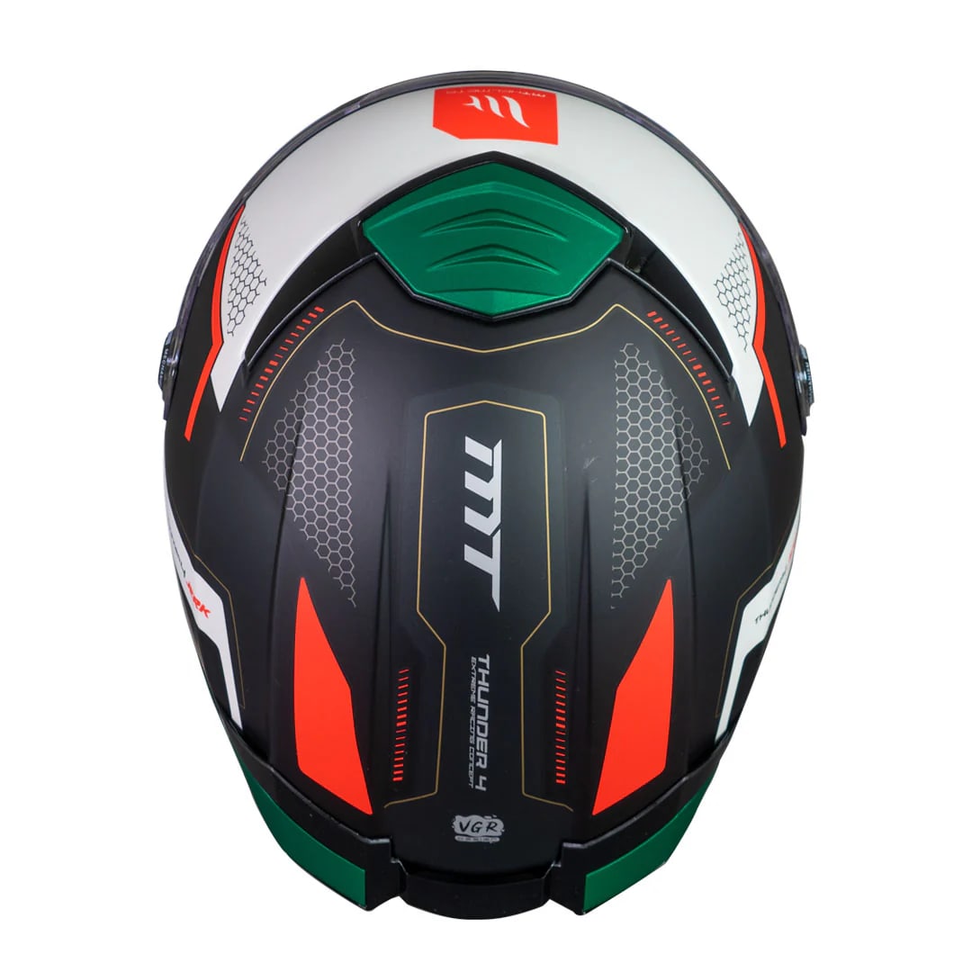 CASCO MT FF118SV THUNDER 4 SV JERK B6 VERDE PERLA MATE + PLK6