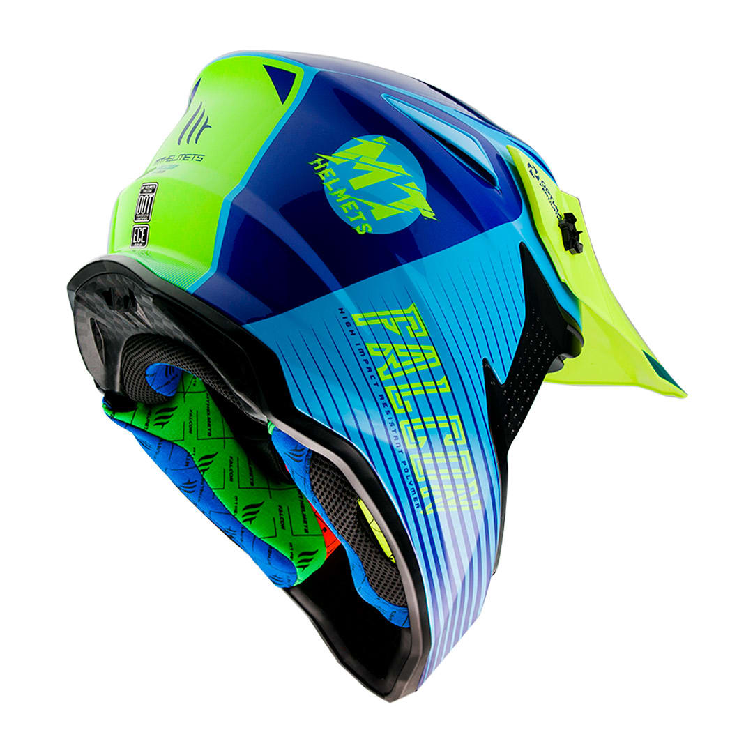 CASCO MT FALCON SYSTEM C3 AMARILLO FLUOR BRILLO3