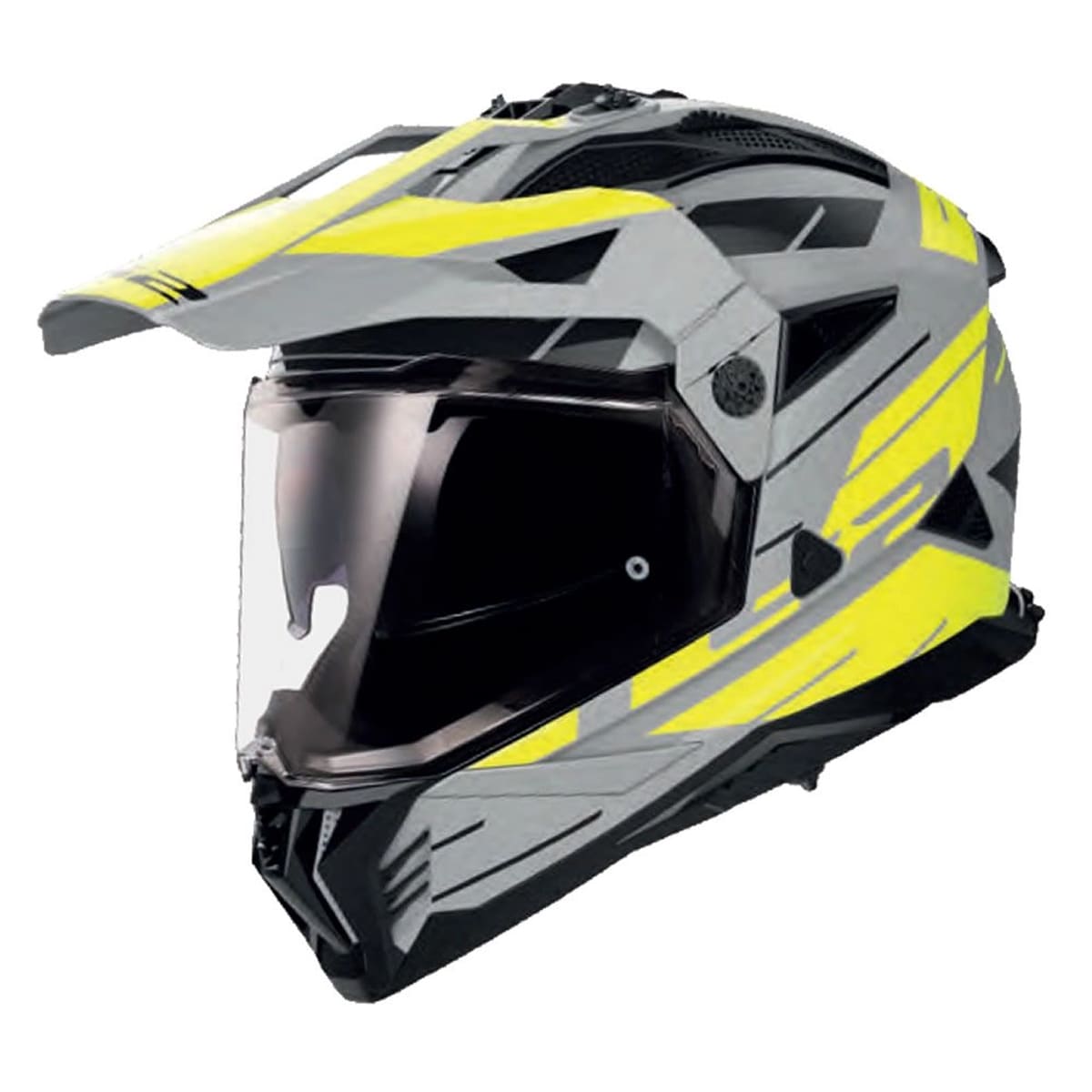 CASCO LS2 MX702 PIONEER II NAMIB GRIS AMARILLO MATE1