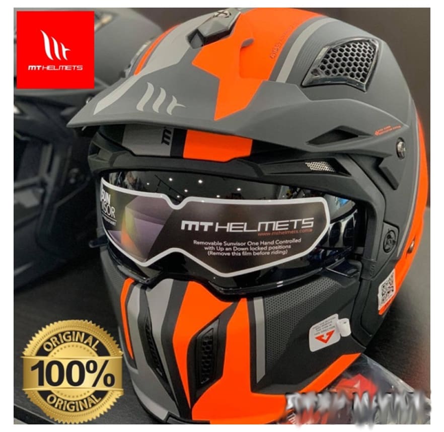 CASCO MT STREETFIGHTER SV TWIN C5 ROJO MATE4