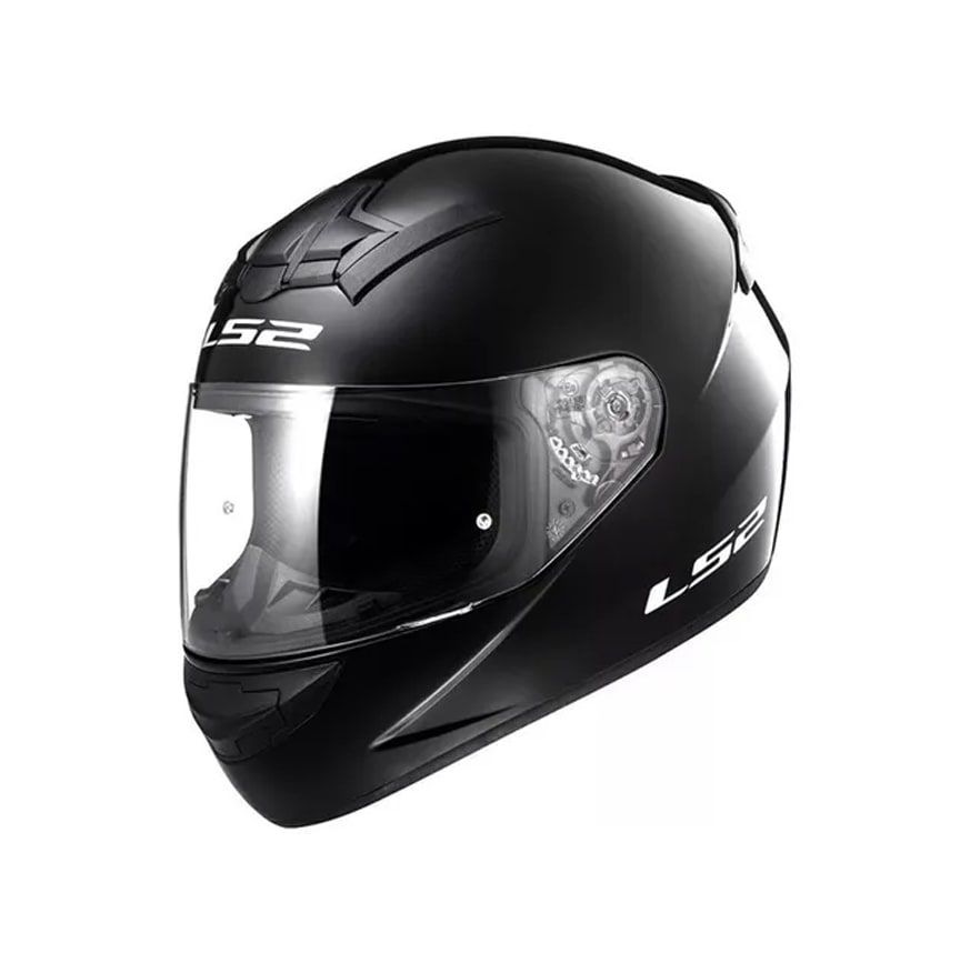 CASCO LS2 FF 352 MONO NEGRO BRILLANTE1