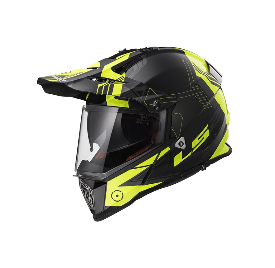 CASCO LS2 MX 436 PIONEER TRIGG NEGRO AMARILLO1