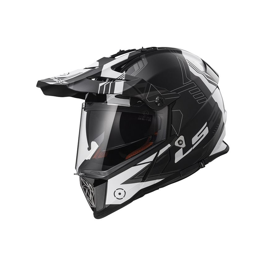 CASCO LS2 MX 436 PIONEER TIGGER NEGRO BLANCO1