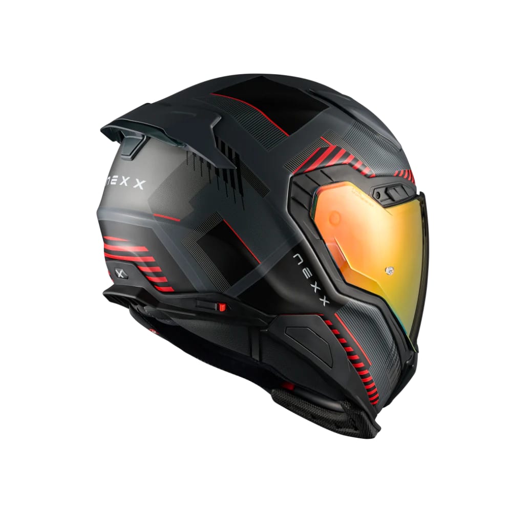 NEXX CASCO X.WST3 FLUENCE GRIS ROJO3