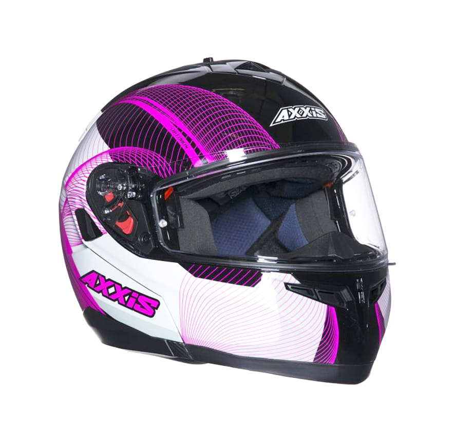 CASCO AXXIS OPTIMUS SPIRIT NEGRO/BCO/PURPURA3