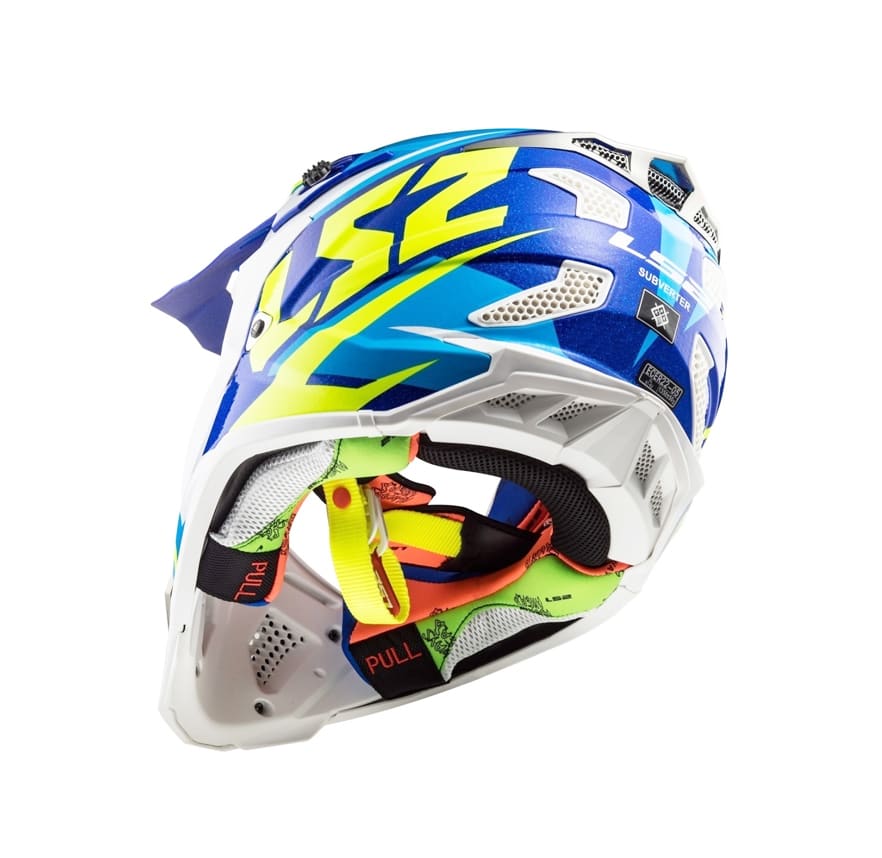CASCO LS2 MX 470 SUBVERTER NIMBLE BLANC/AZUL/AMARILLO5