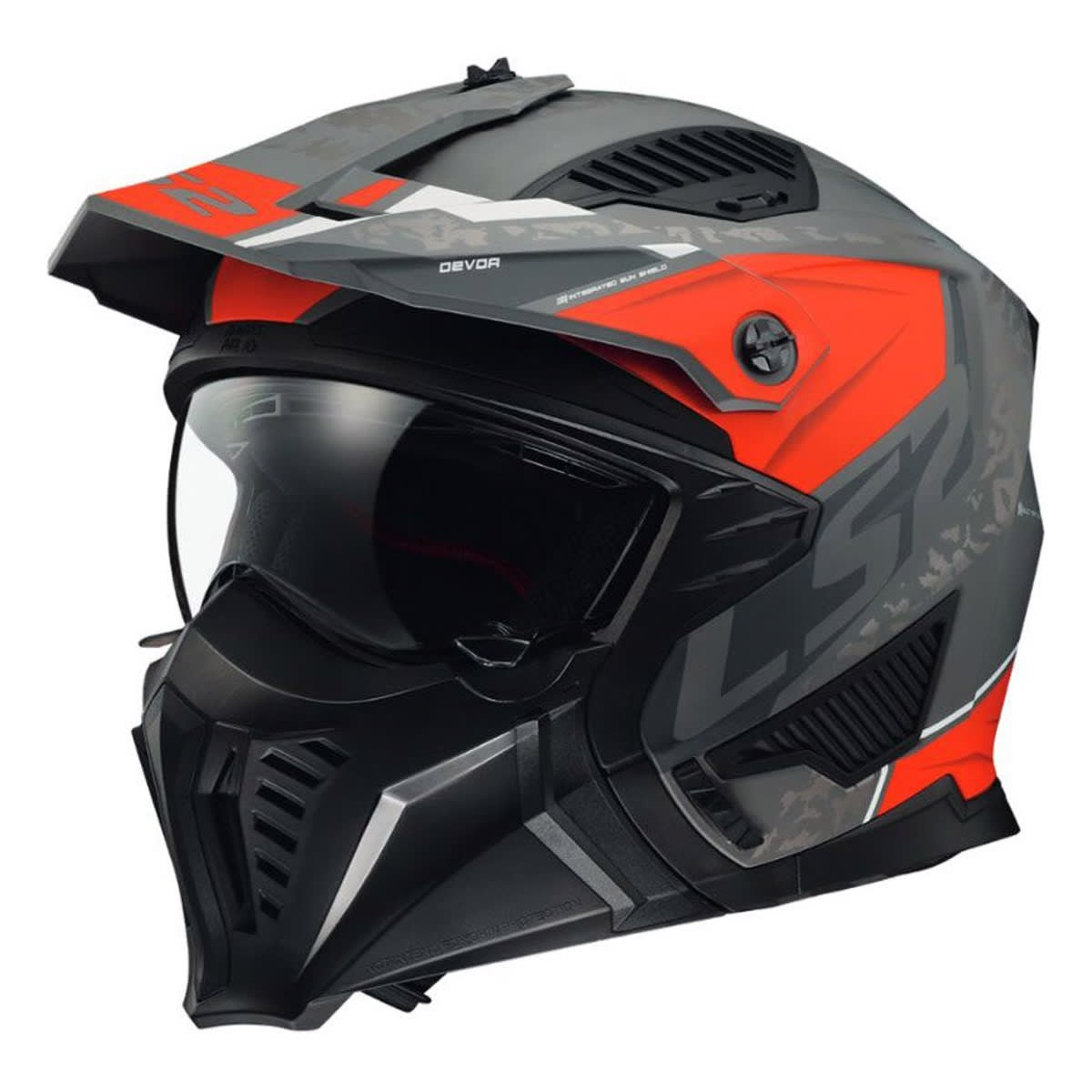 CASCO LS2 OF606 DRIFTER DEVOR SILVER TIT ROJO1