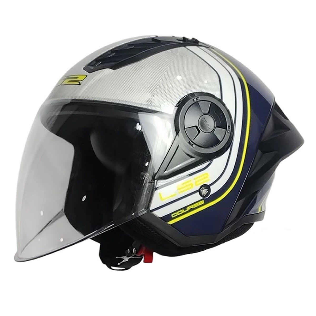CASCO LS2 OF616 AIRFLOW II COURSE AZUL BLANCO1