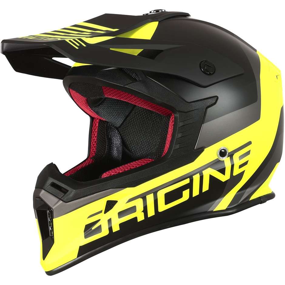 CASCO ORIGINE HERO MX FLUO AMARILLO NEGRO MATE1