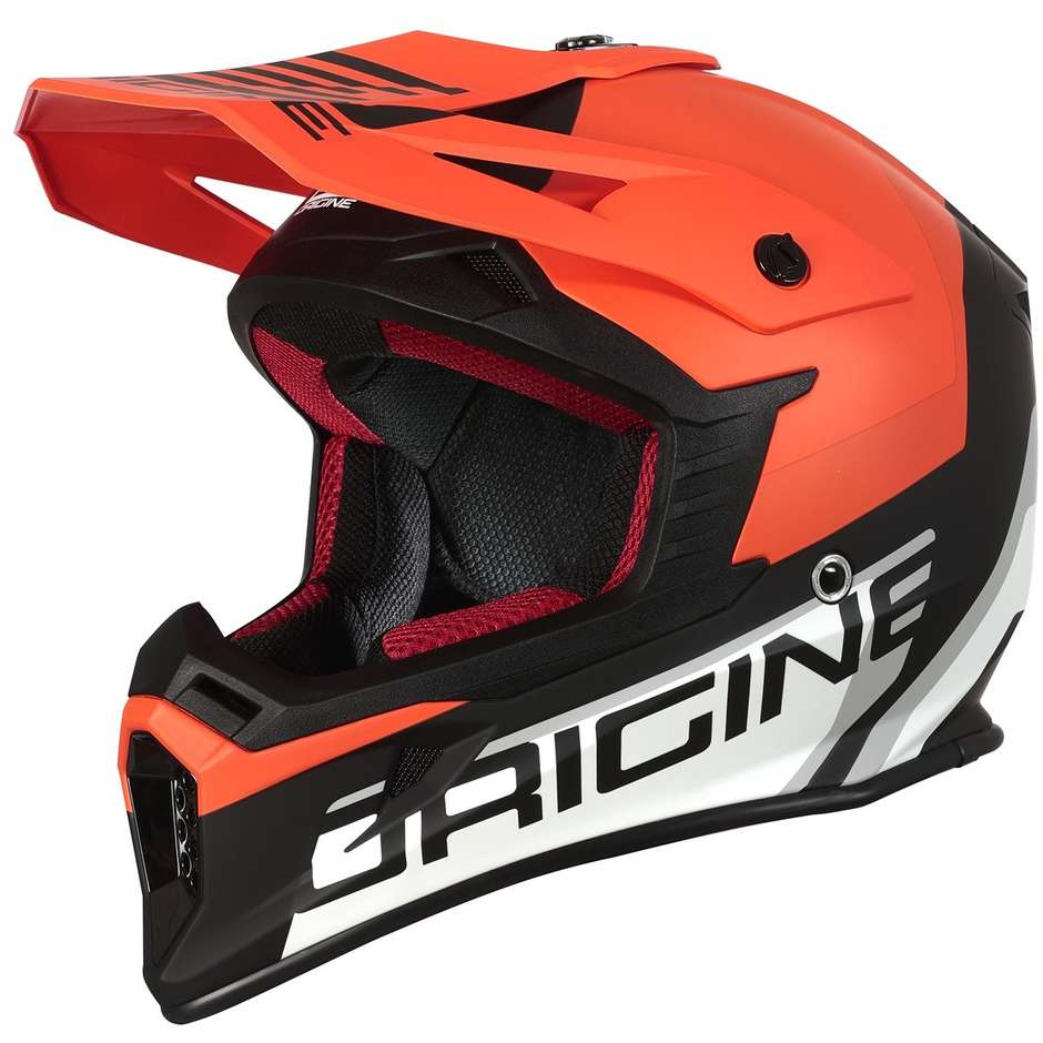CASCO ORIGINE HERO MX FLUO NARANJO NEGRO MATE1