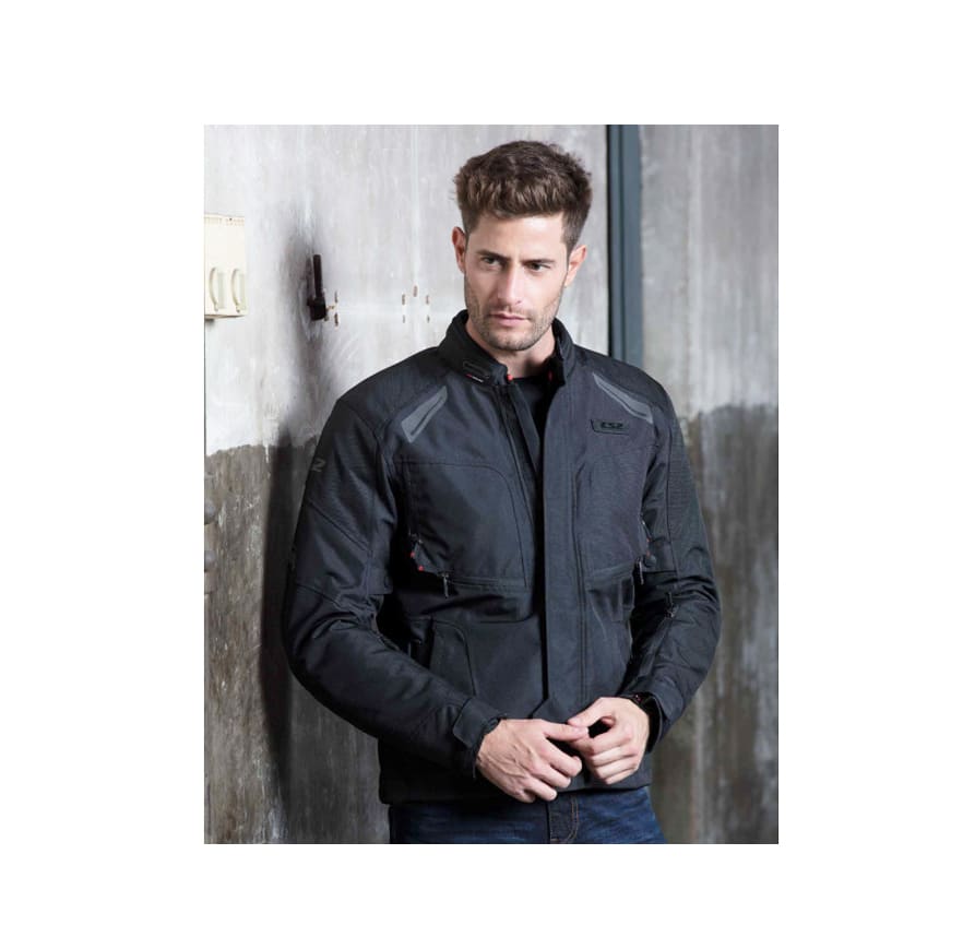 CHAQUETA LS2 PHASE NEGRA HOMBRE3