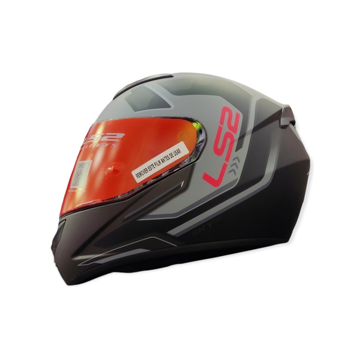 LS2 FF352 IRONFACE MATT BLACK GREY1