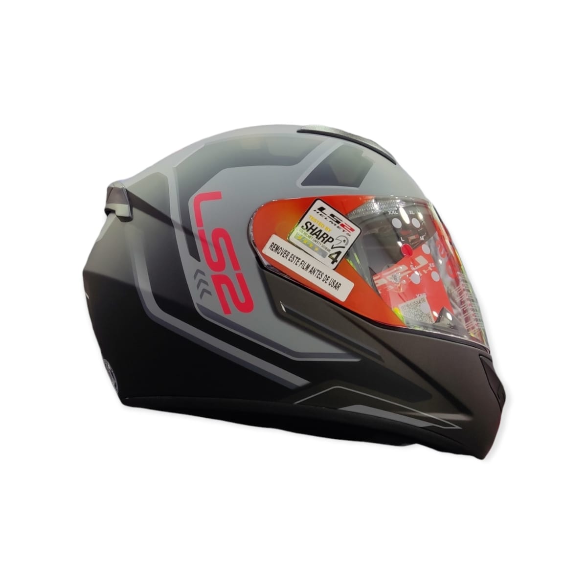 LS2 FF352 IRONFACE MATT BLACK GREY2