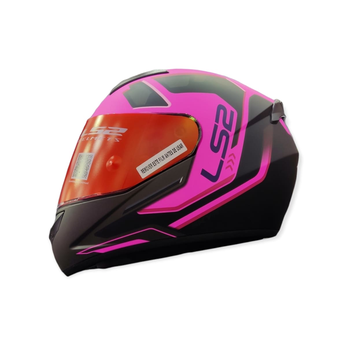 LS2 FF352 IRONFACE MATT BLACK NEON FUCCIA1