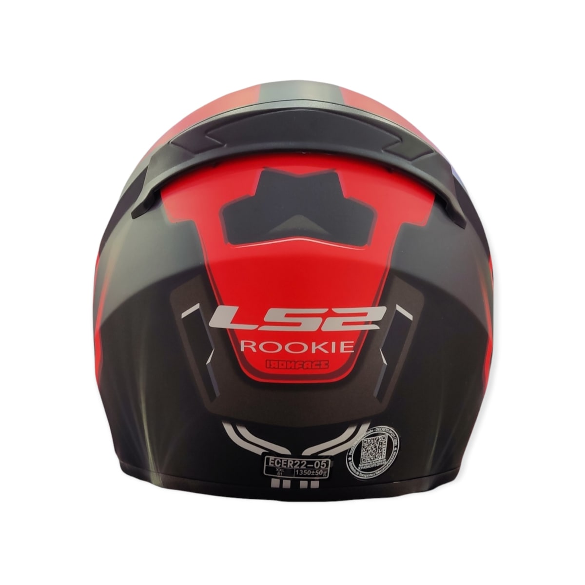 LS2 FF352 IRONFACE MATT BLACK RED2