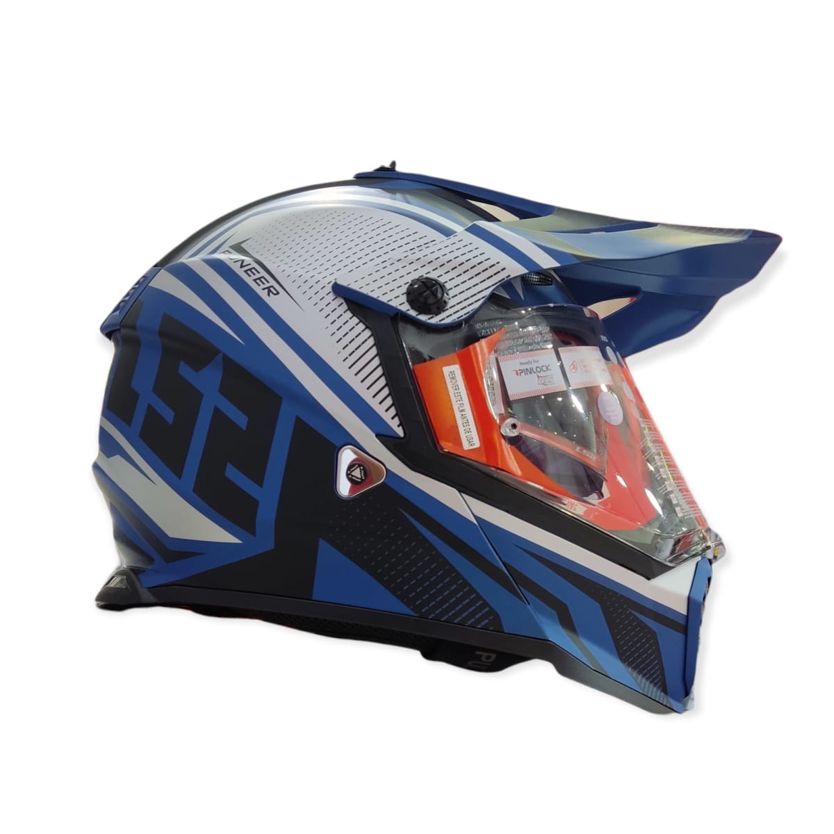 MX 436 PIONEER EVO MASTER MATT BLACK BLUE2