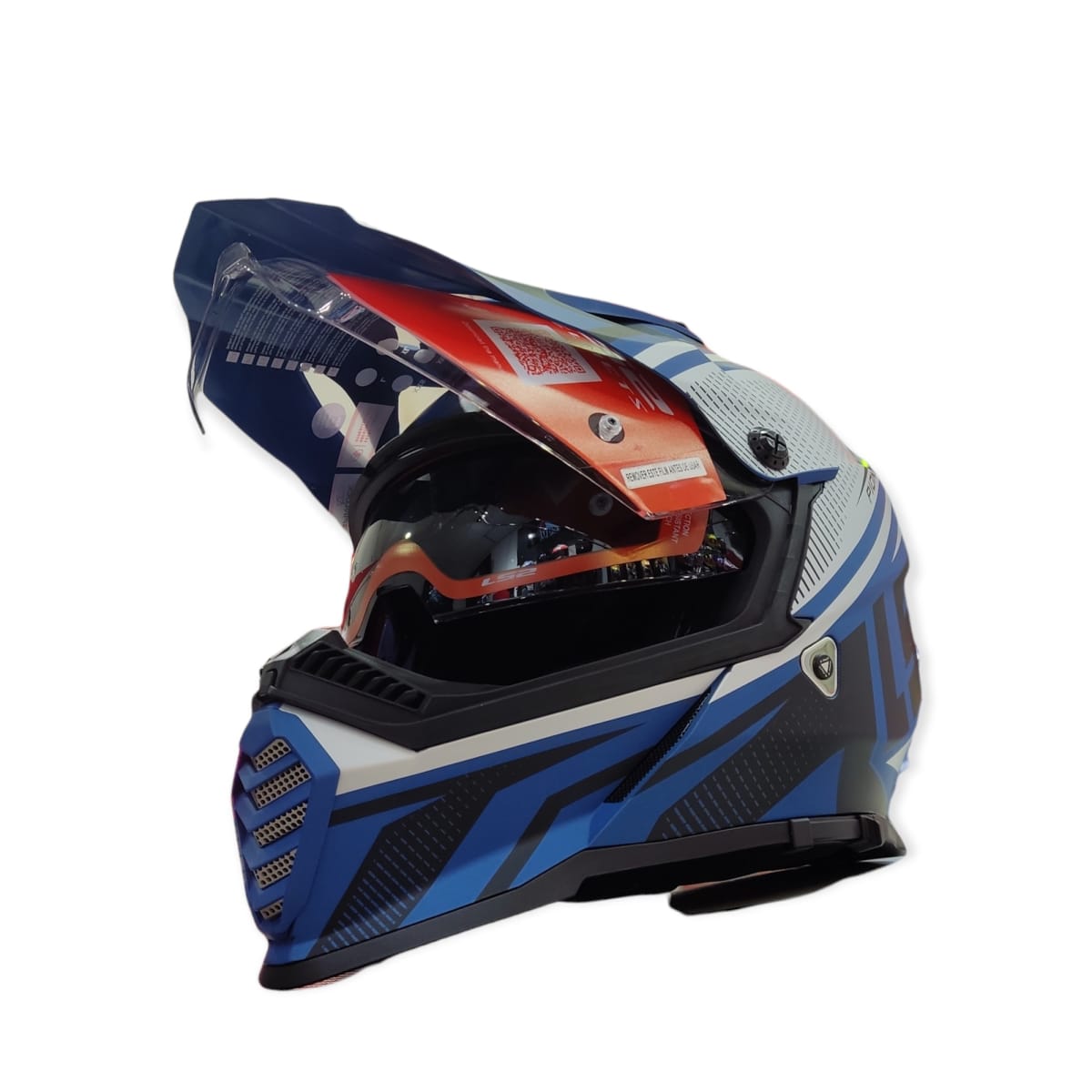 MX 436 PIONEER EVO MASTER MATT BLACK BLUE3