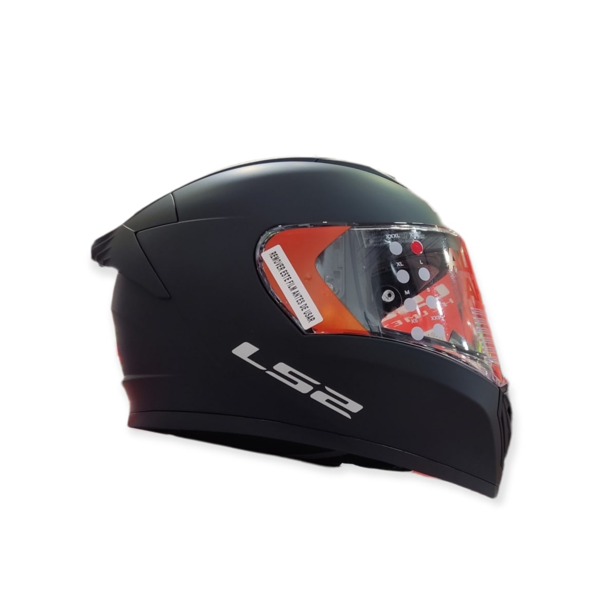 CASCO LS2 FF 390 BREAKER NEGRO MATE2