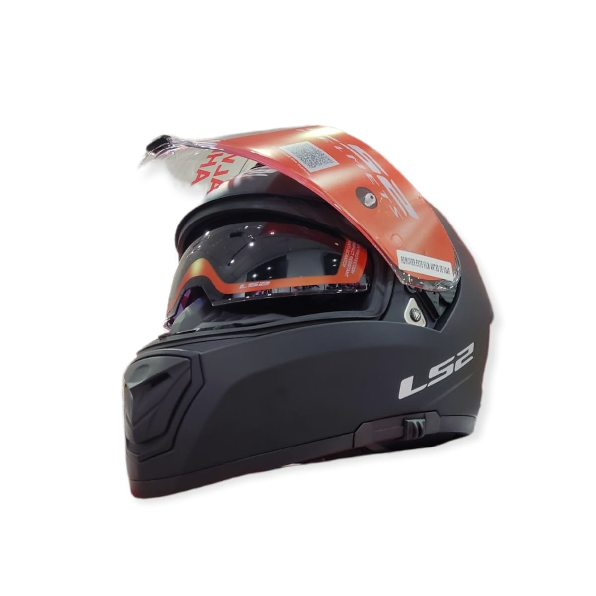 CASCO LS2 FF 390 BREAKER NEGRO MATE3