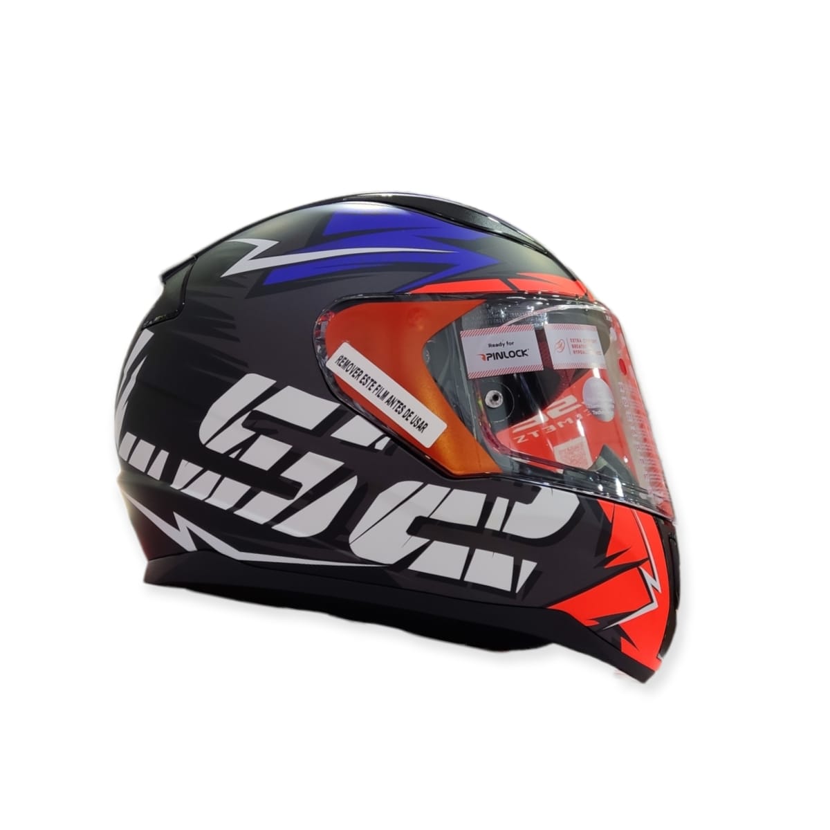 CASCO LS2 FF 353 RAPID CHROMO NAR AZUL FLUO2