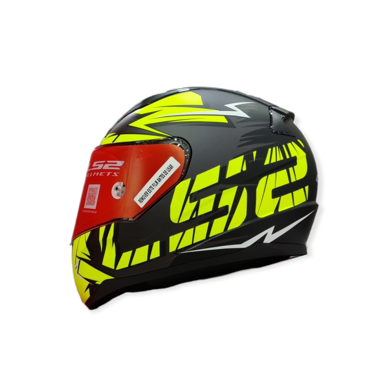 CASCO LS2 FF 353 RAPID CHROMO NEGRO AMAR MAT1