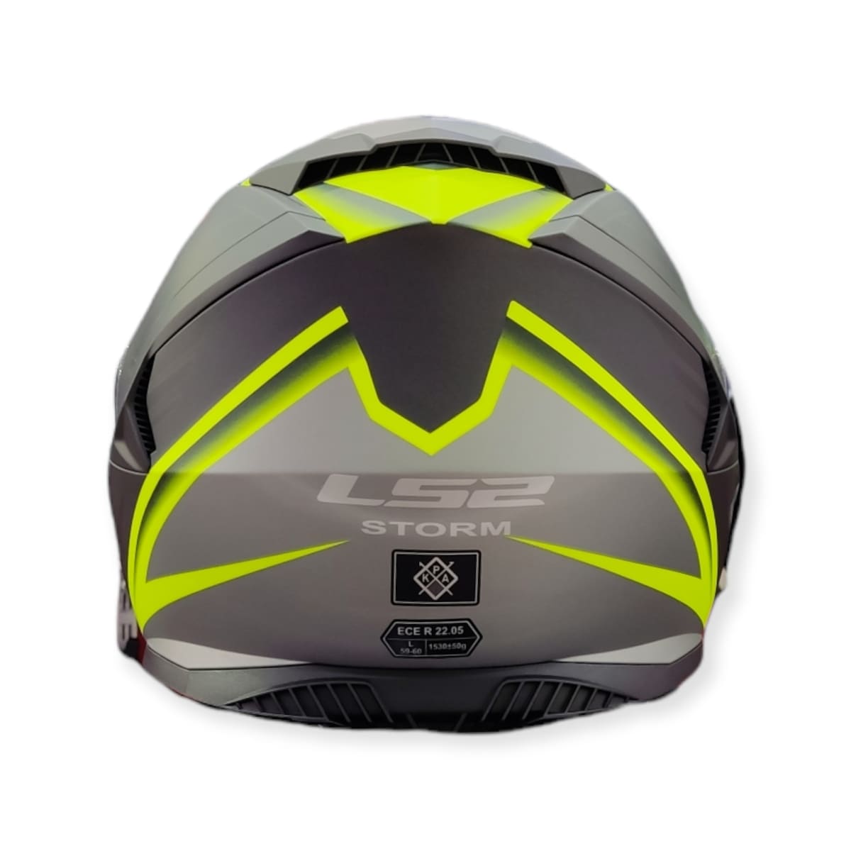 CASCO LS2 FF 800 STORM NERVE NEGRO MATE H-V AMARILLO4