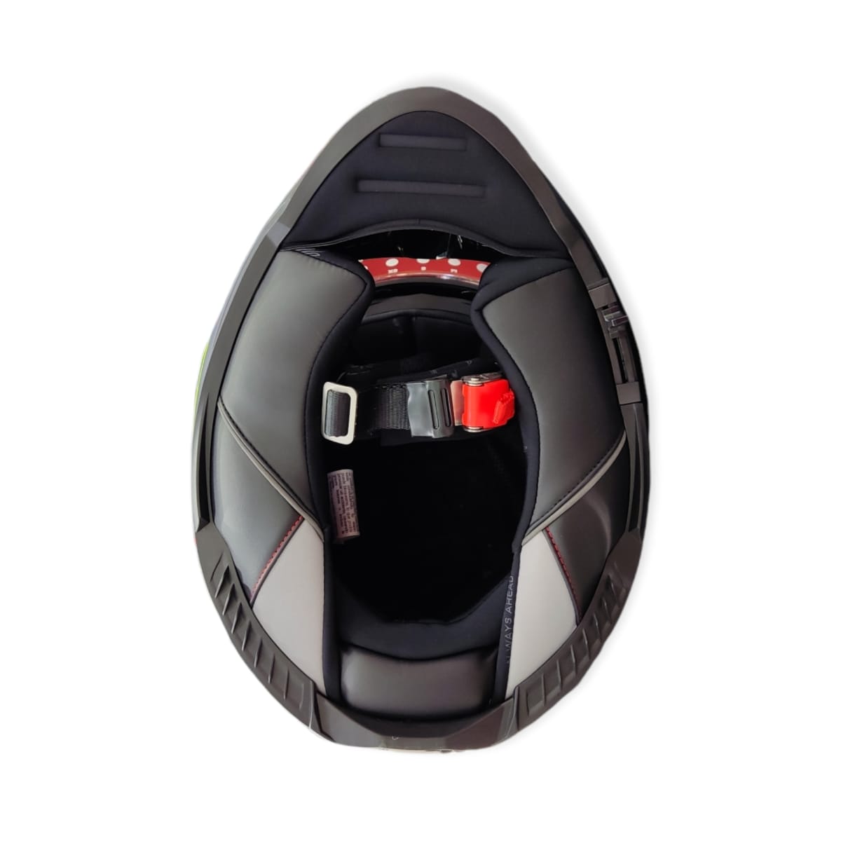 CASCO LS2 FF 800 STORM NERVE NEGRO MATE H-V AMARILLO5