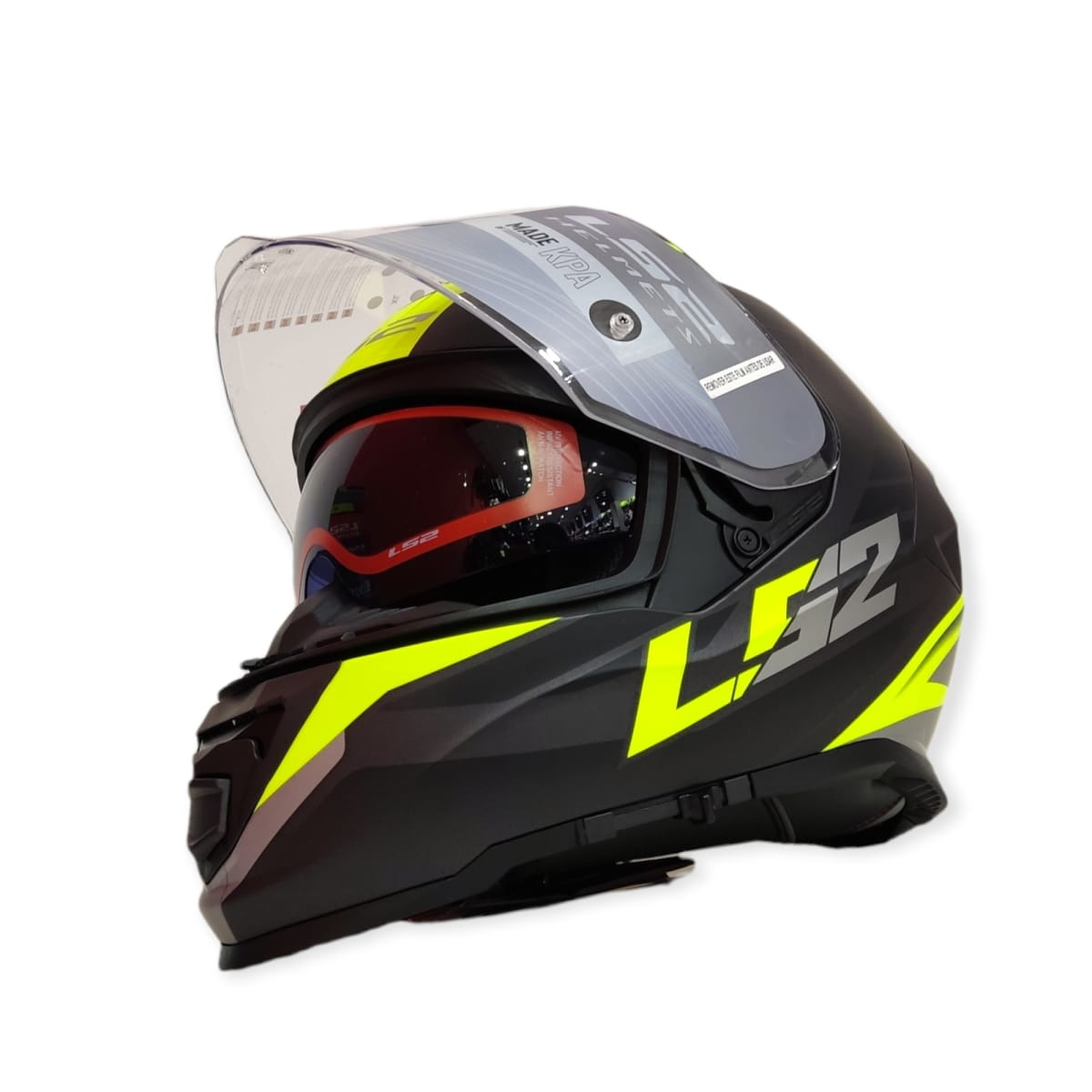 CASCO LS2 FF 800 STORM NERVE NEGRO MATE H-V AMARILLO3