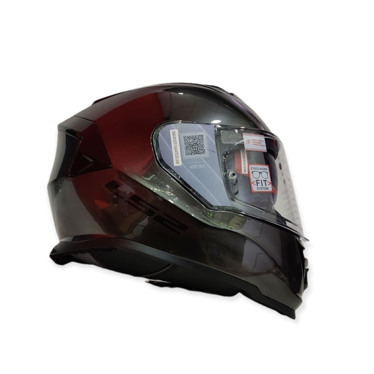 CASCO LS2 FF 800 STORM JEANS TITANIUM2