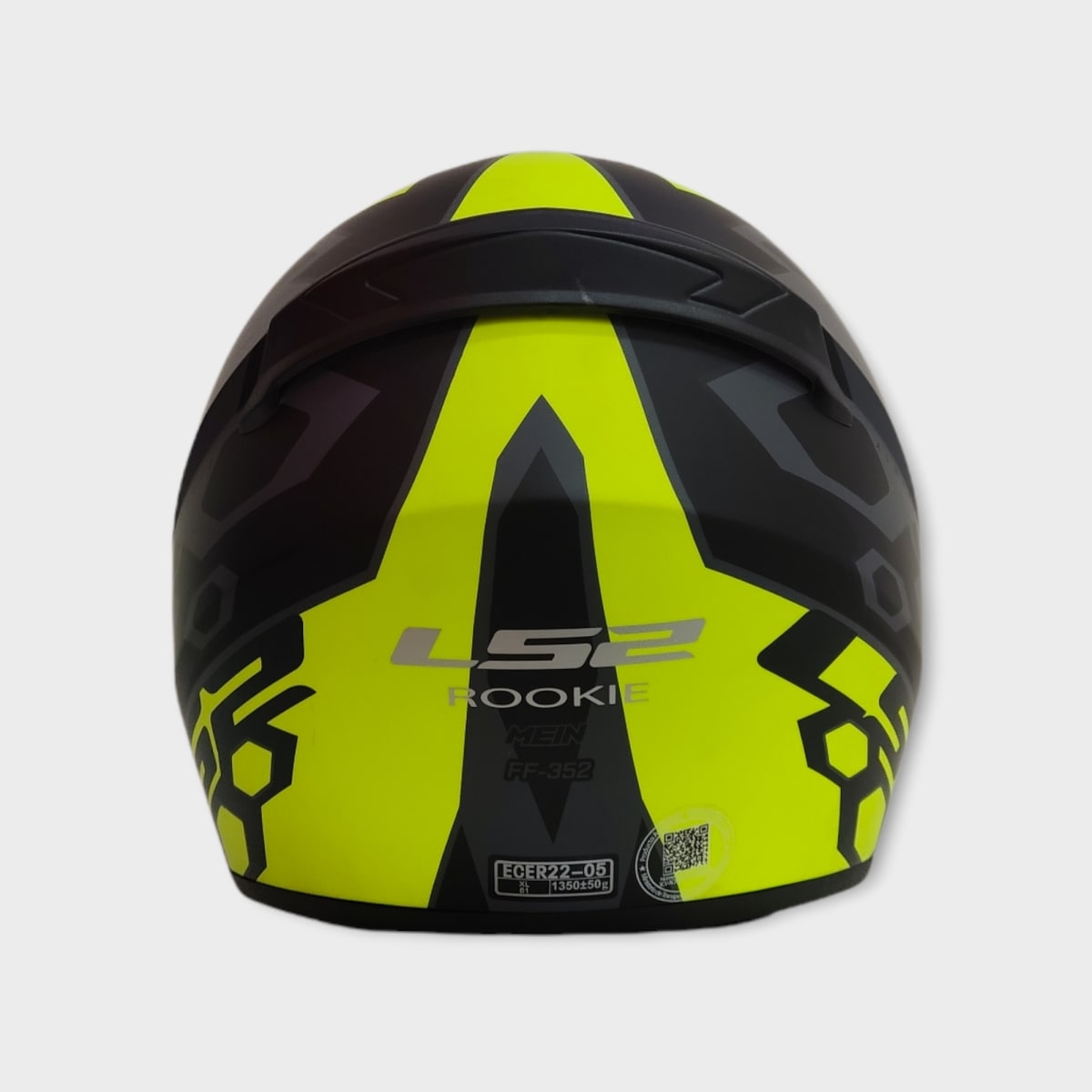 LS2 FF352 MEIN MATT BLACK NEON YELLOW3