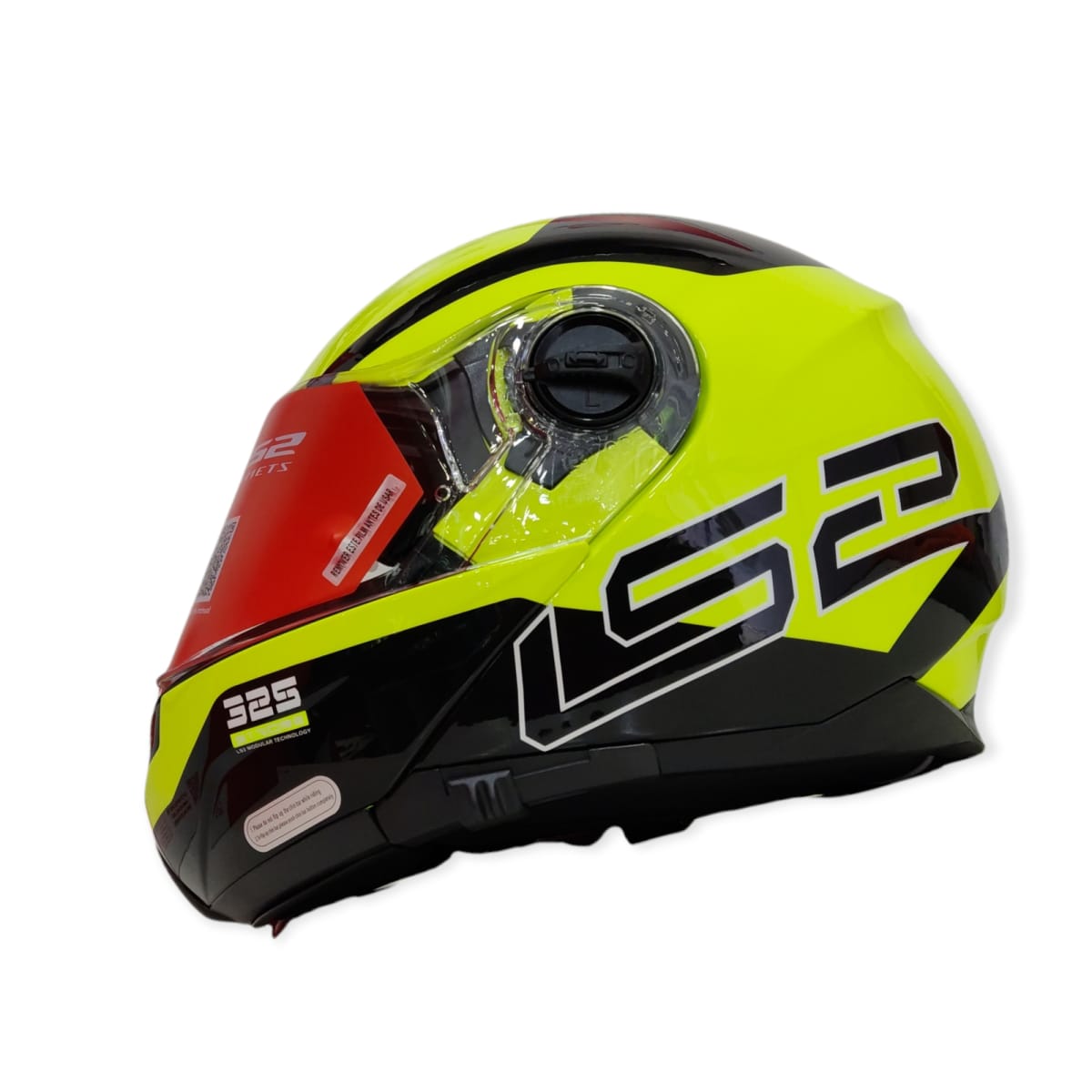 CASCO LS2 FF 325 STROBE CIVIK NEGRO AMARILLO1