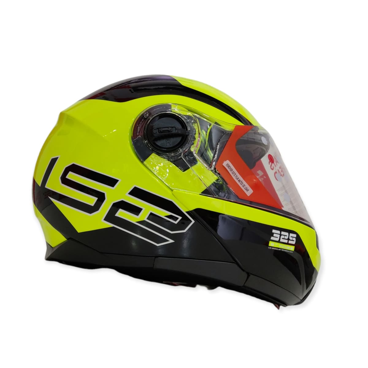 CASCO LS2 FF 325 STROBE CIVIK NEGRO AMARILLO3