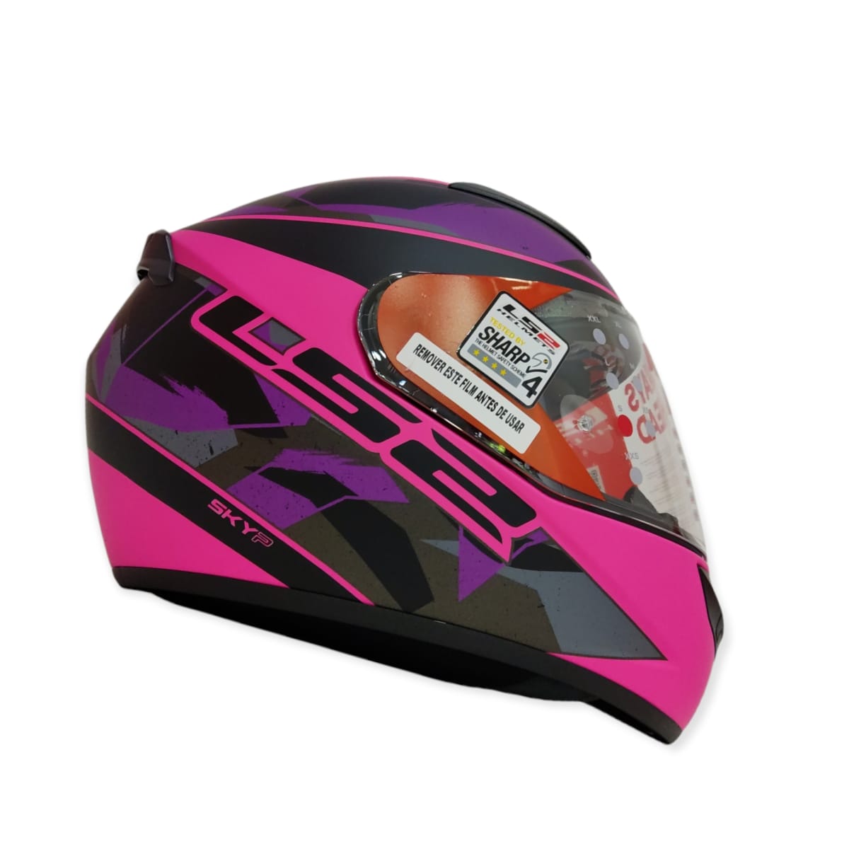 CASCO LS2 FF 352 RECRUIT NGO ROSA MAT2